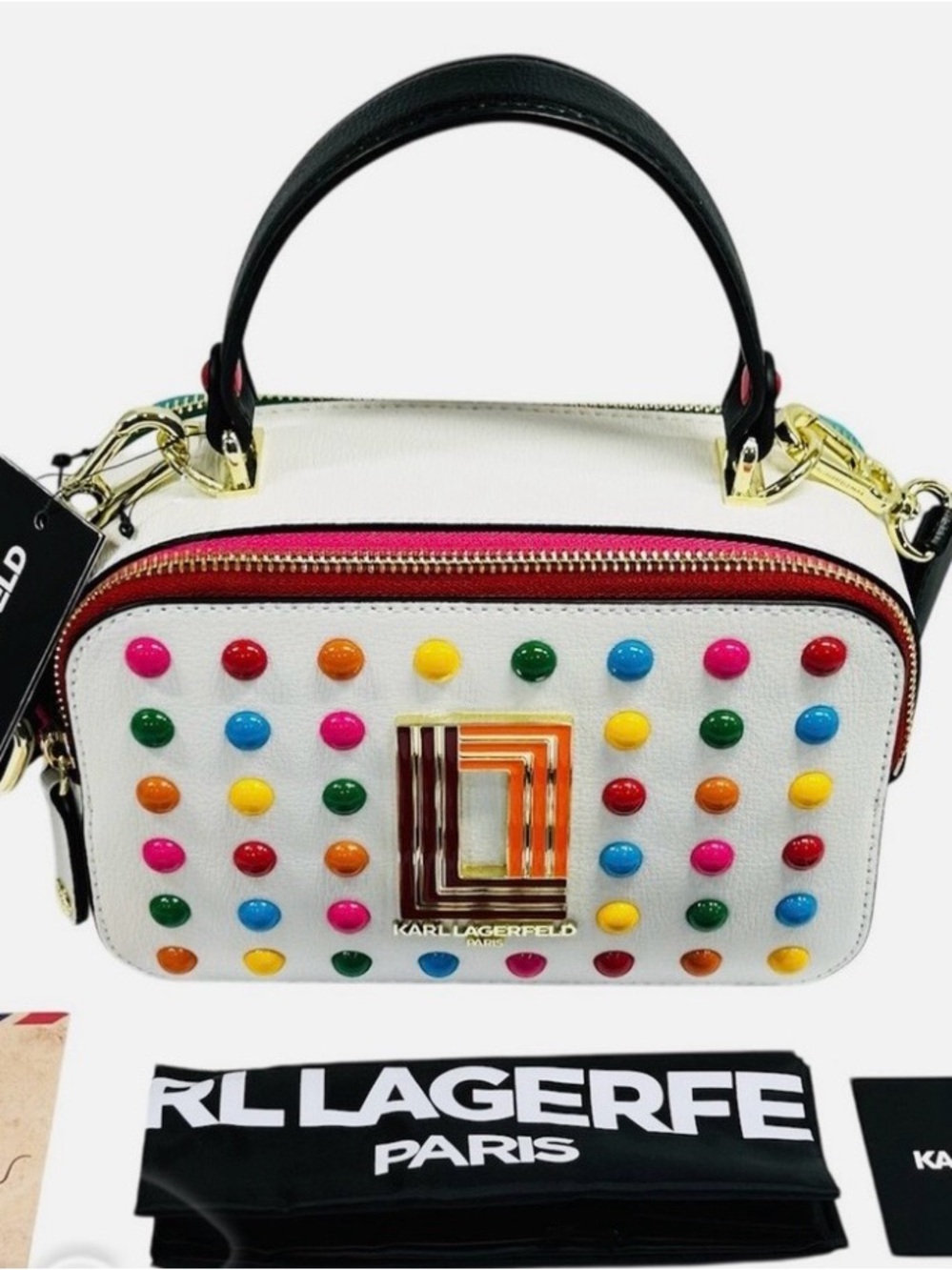 ✨🔴 NWT Karl Lagerfeld Paris Simone Camera Crossbody 🔴✨